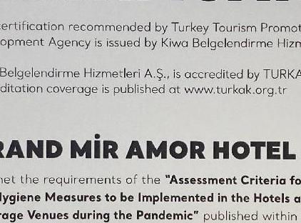 GRAND MIR'AMOR HOTEL & Spa -Ultra  All Inclusive تورنگار